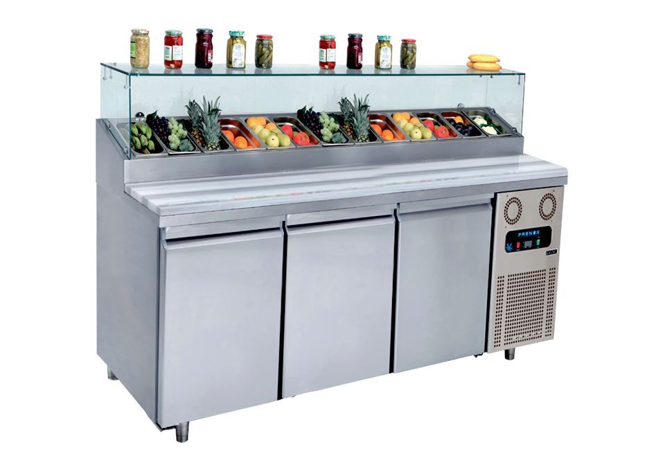 Frenox Pizza Buzdolapları 46x66 Tepsi Kapasitesi/Make-Up