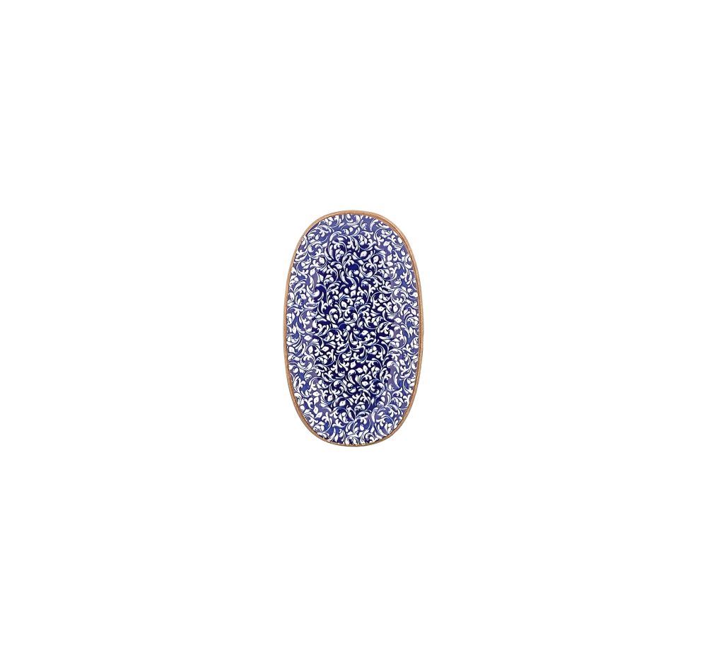 EDERA COBALT ZEST OVAL TABAK