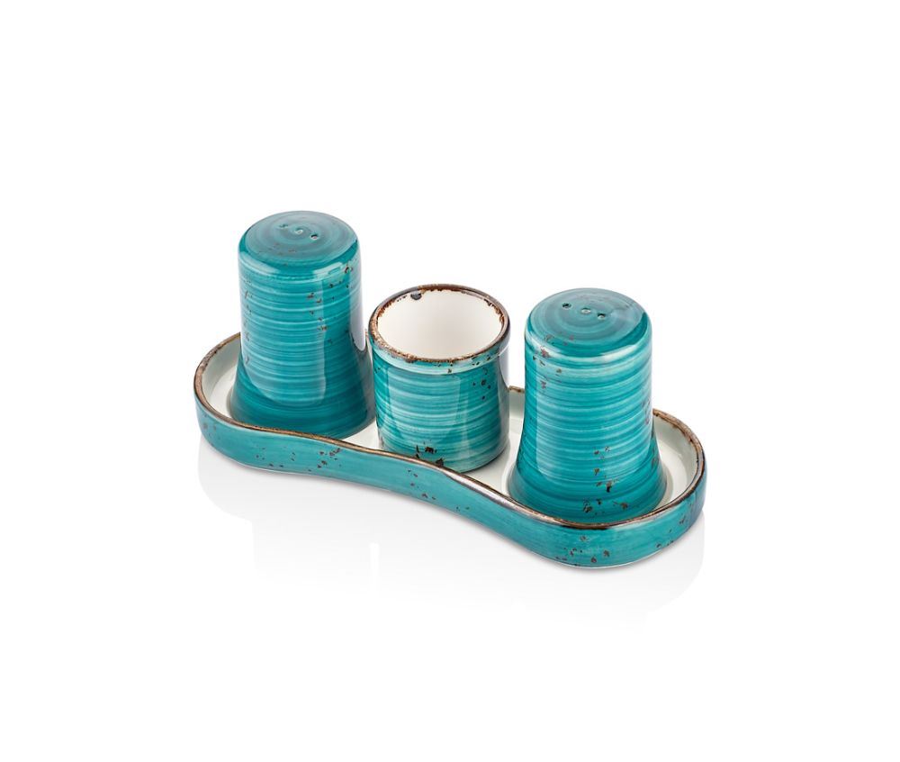 TROPİCAL GASTRO TUZLUK-BİBERLİK-KÜRDANLIK SET