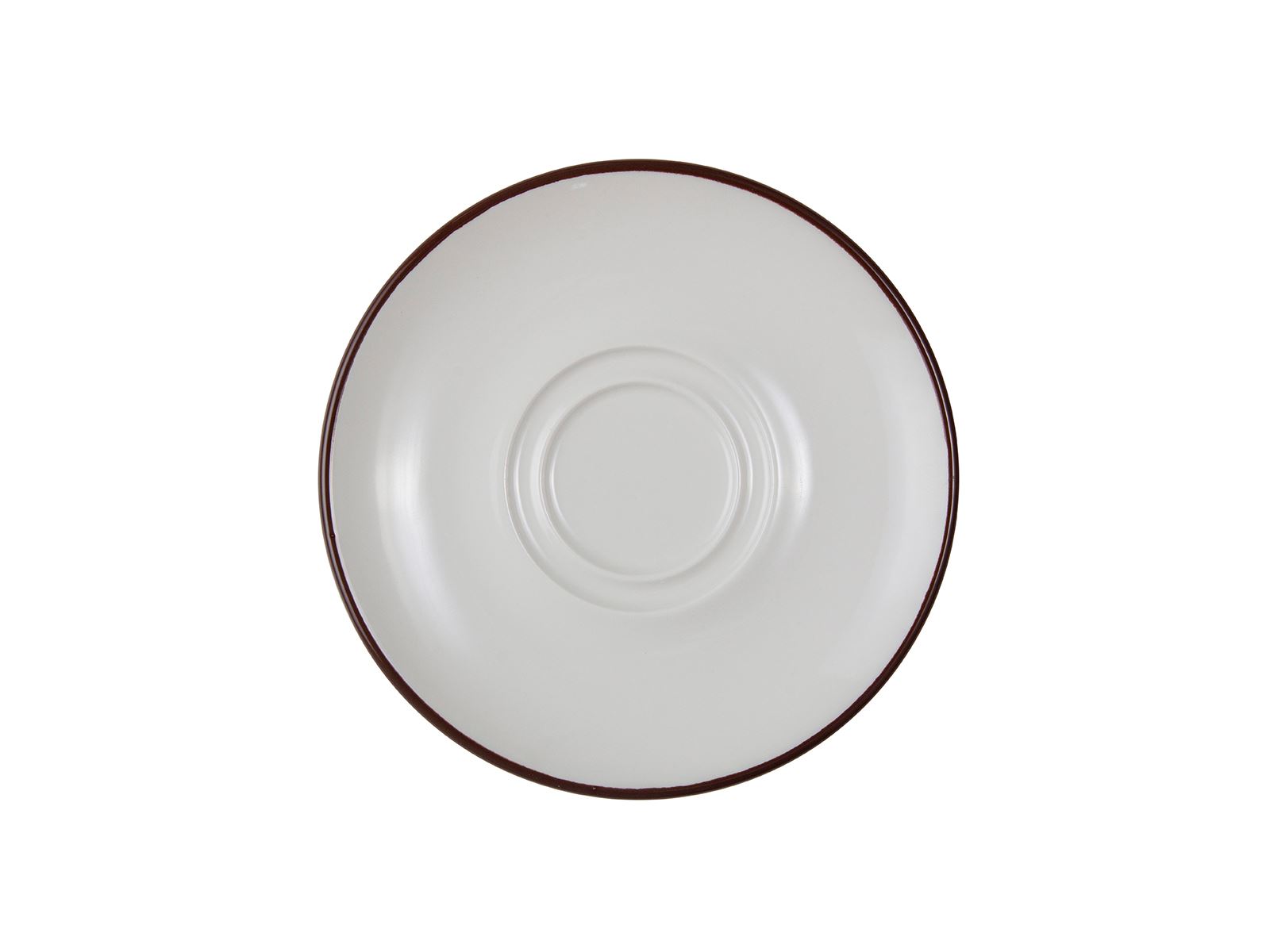 Modest Brown 12 cm Saucer