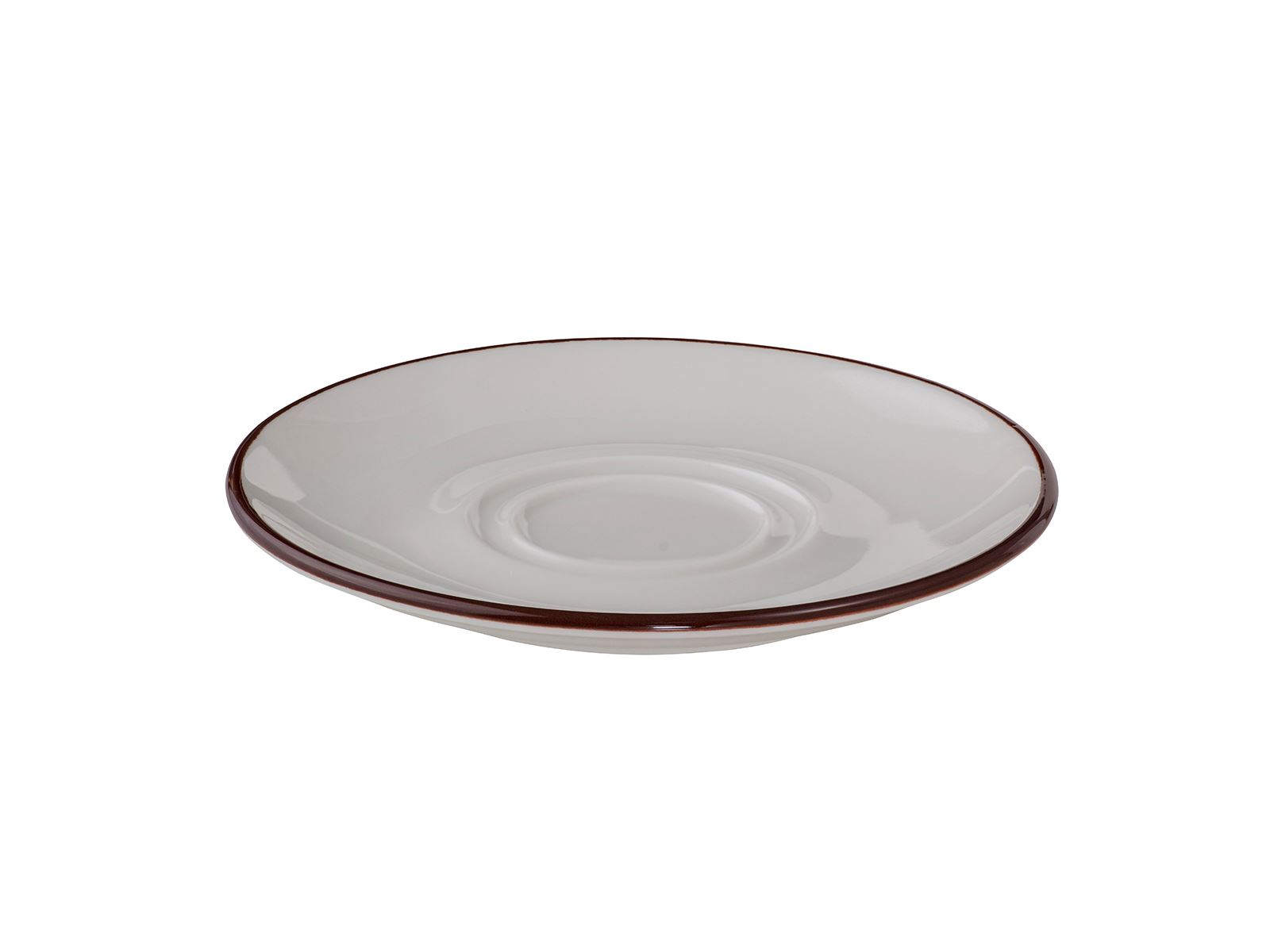 Modest Brown 16 cm Saucer