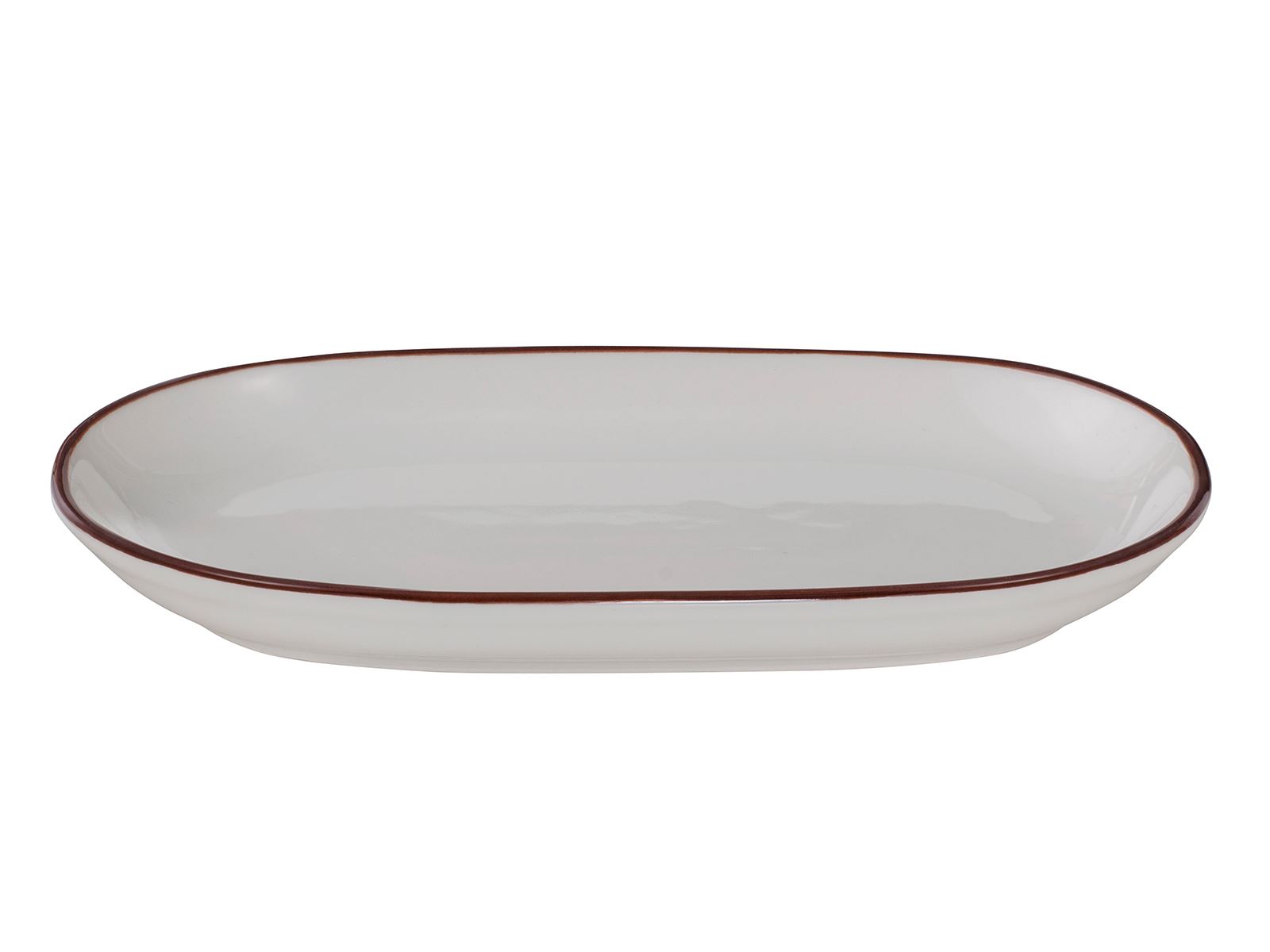 Modest Brown 28 cm Oval Tabak