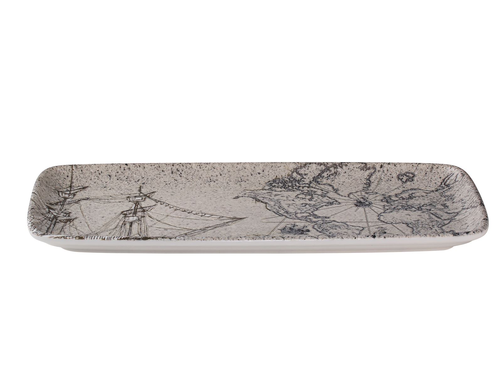 Piri Quadro Rectangle Plate 37 cm