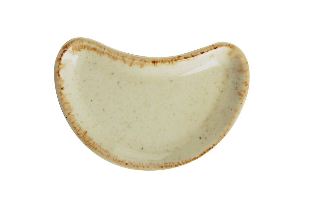 Porselen Sarı Mini Tabak