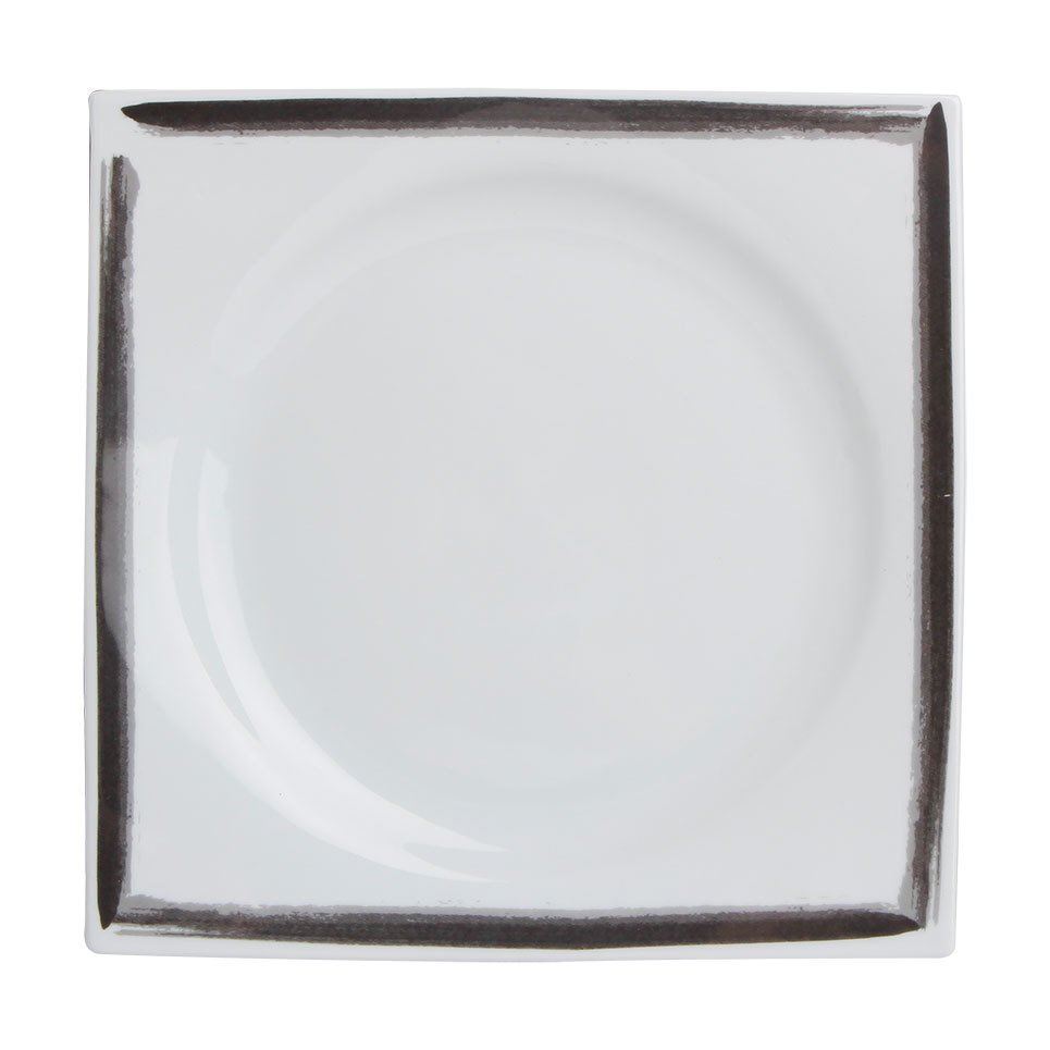 Black Touch Porselen Düz Tabak 37 cm A+P