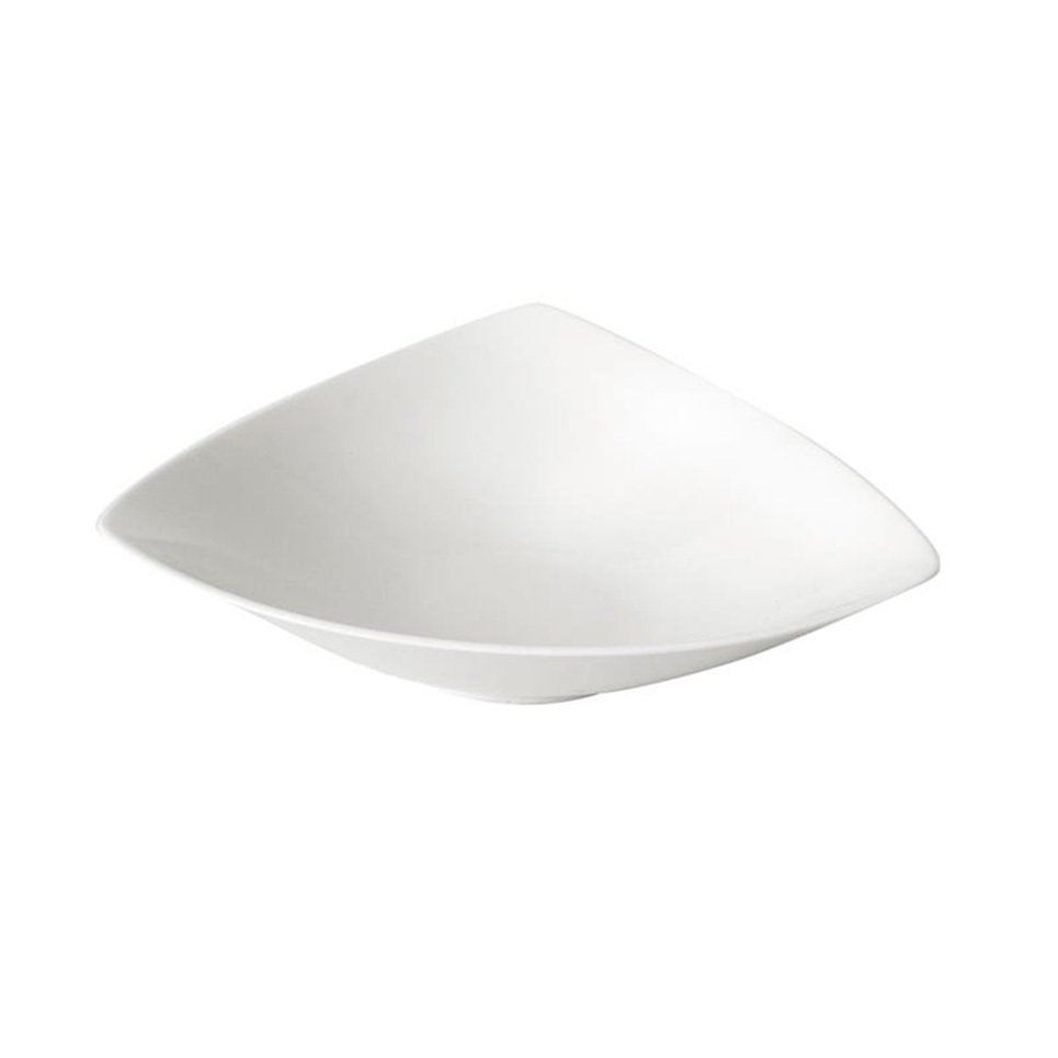 Lotus Porselen Üçgen Kase 37 cm A+P