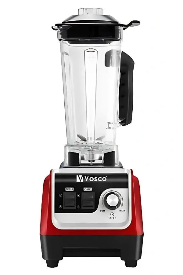 Vosco Bar Blender Manuel 2 Lt Buz Kırıcılı Kırmızı