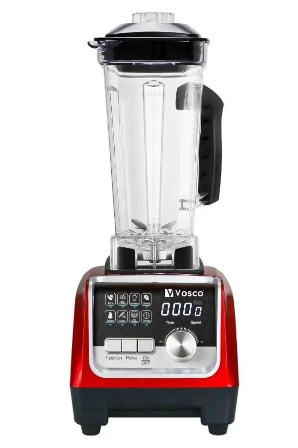 Vosco Bar Blender Pro Dijital 2 Lt Buz Kırıcılı Kırmızı