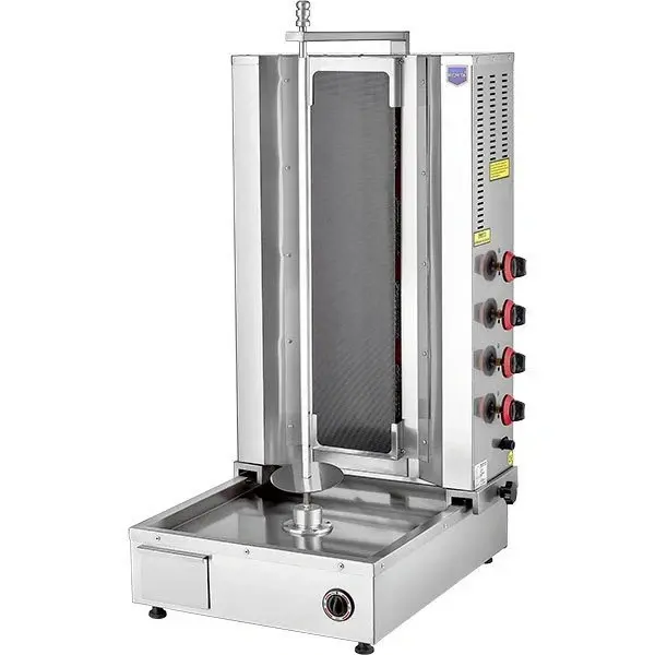 Remta D06(C) 3 Radyanlı Camlı Alttan Motorlu Gazlı (CE) Döner Ocağı