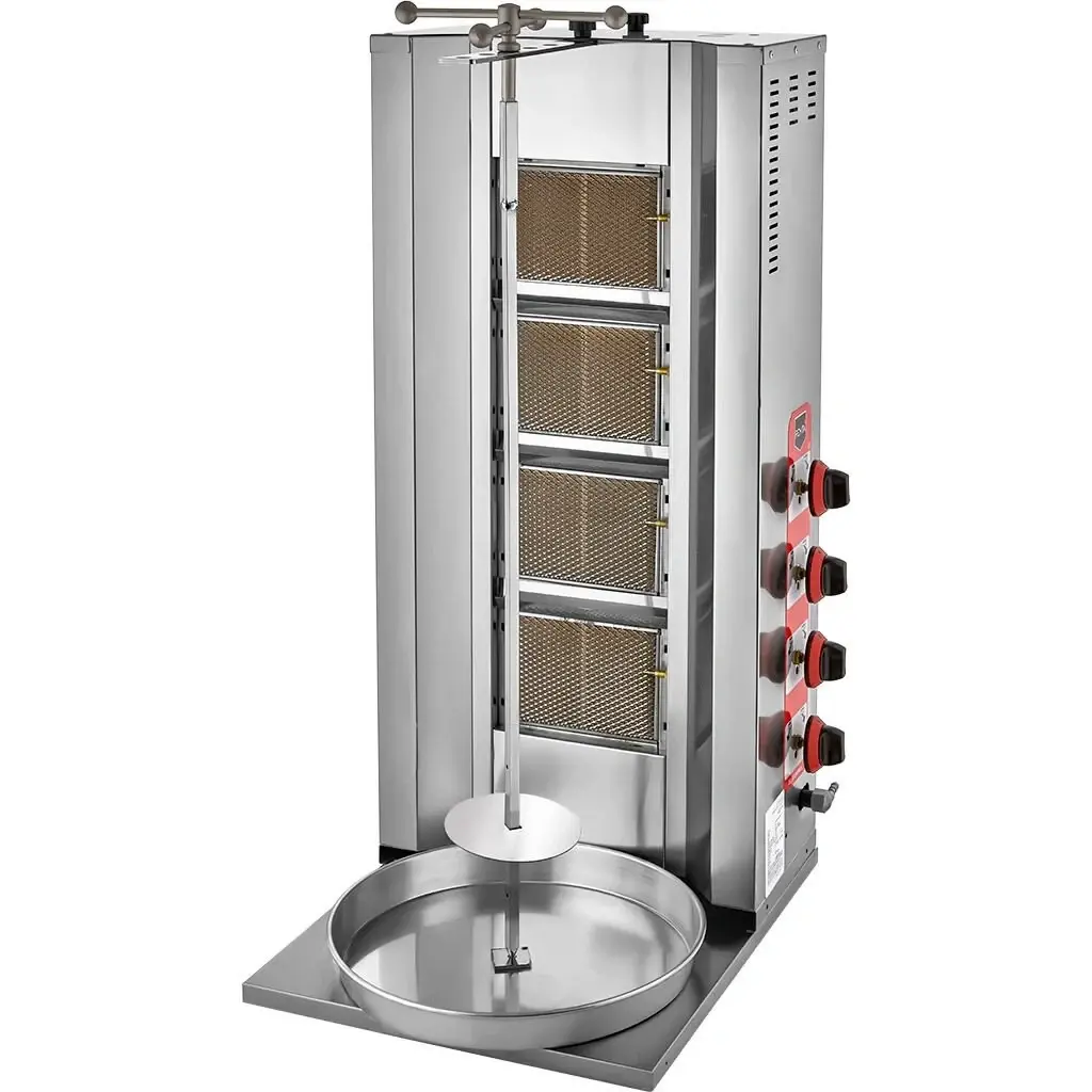 Remta D08 4 Radyanlı Gazlı (CE) Döner Ocağı