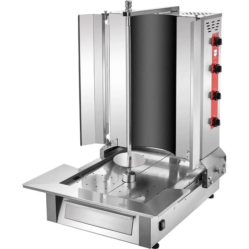 Remta MA05 4 Radyanlı Alttan Motorlu Oval Camlı Elektrikli Döner Ocağı