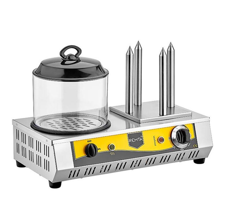Remta KZ01 Hot Dog Makinesi, 4 Kazıklı, Elektrikli