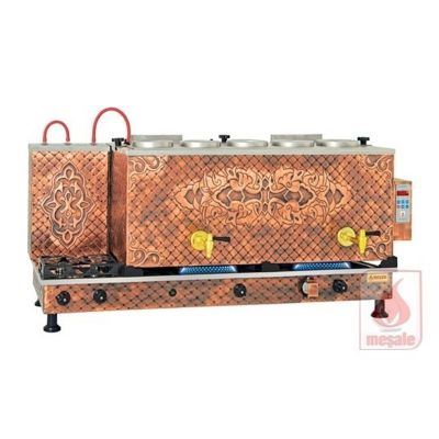Meşale Antik Çay Kazanı, Dijital, Full Otomatik, 5 Demlikli
