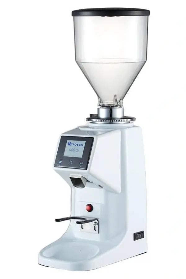 Vosco KD-P25 Dozaj Ayarlı Tam Otomatik Kahve Değirmeni Touch (Beyaz)
