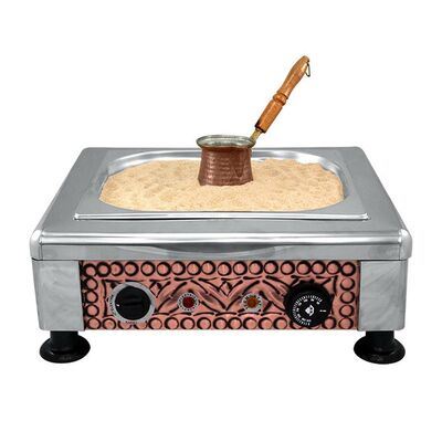 Ateşe Eren Kumda Kahve Makinesi, Termostatik, Inox