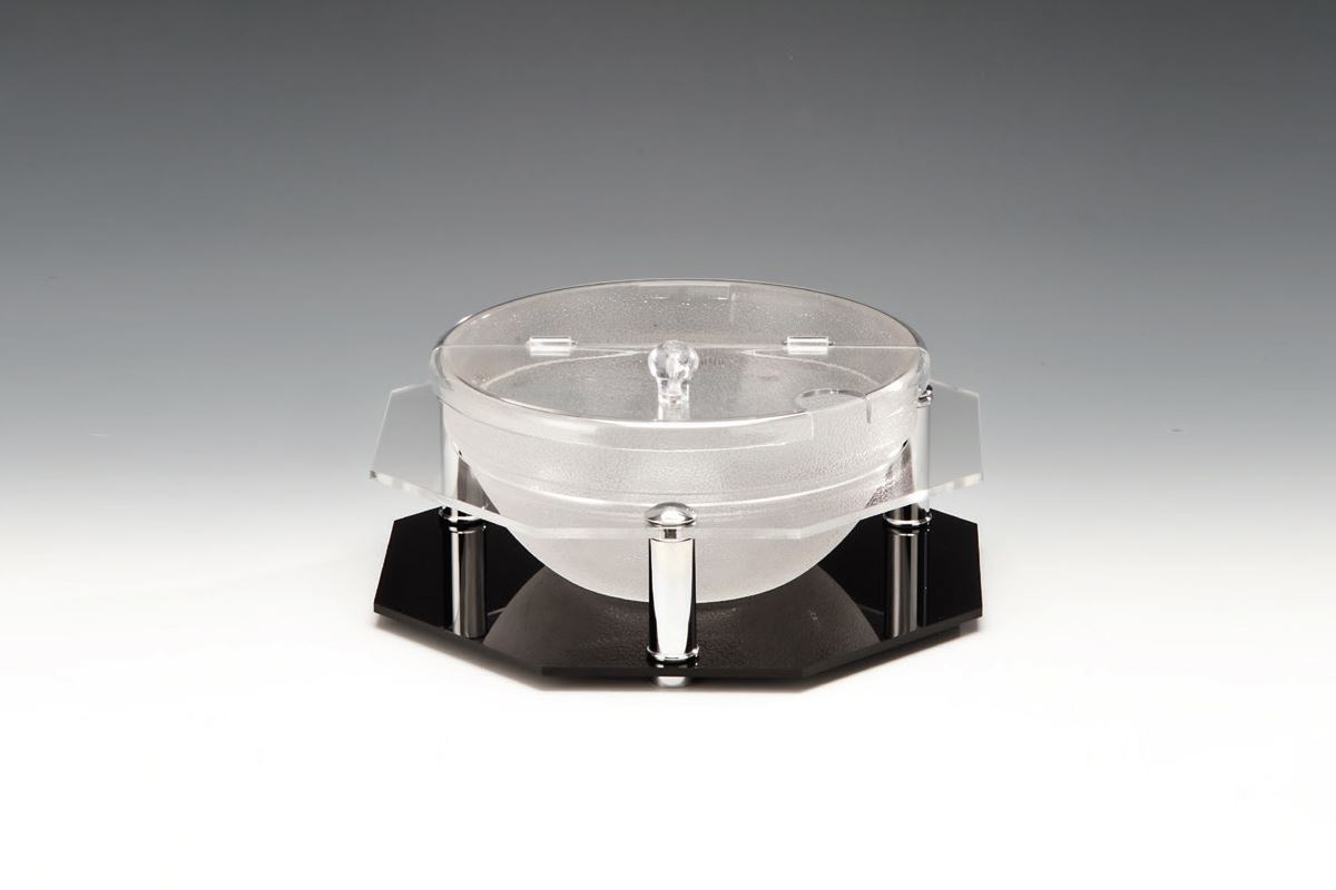 Polycarbonat Kaseli Teşhir Standı / 23 cm