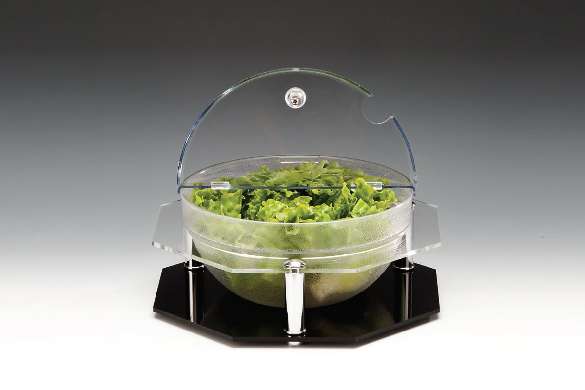 Polycarbonat Kaseli Teşhir Standı / 26 cm
