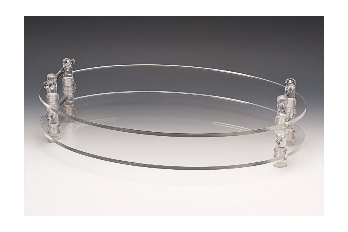 Aynalı Teşhir Standı / Oval
