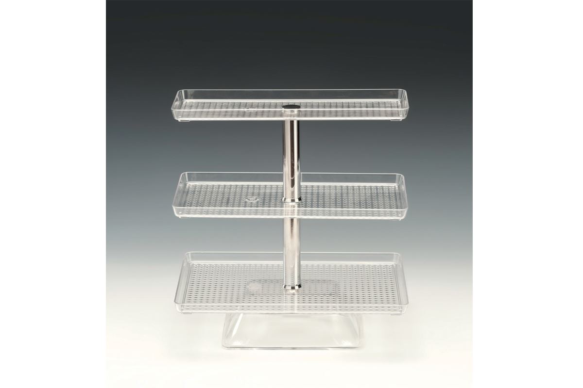 Polycarbonat Tepsili Teşhir Standı