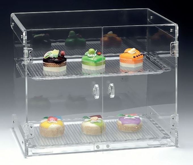 Polycarbonat Tepsili Teşhir Standı