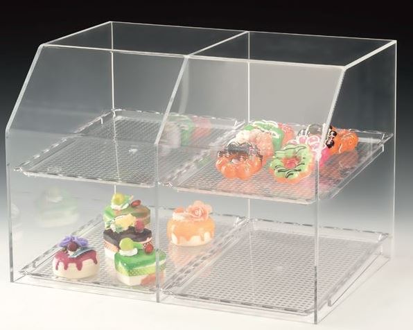 Polycarbonat Tepsili Teşhir Standı
