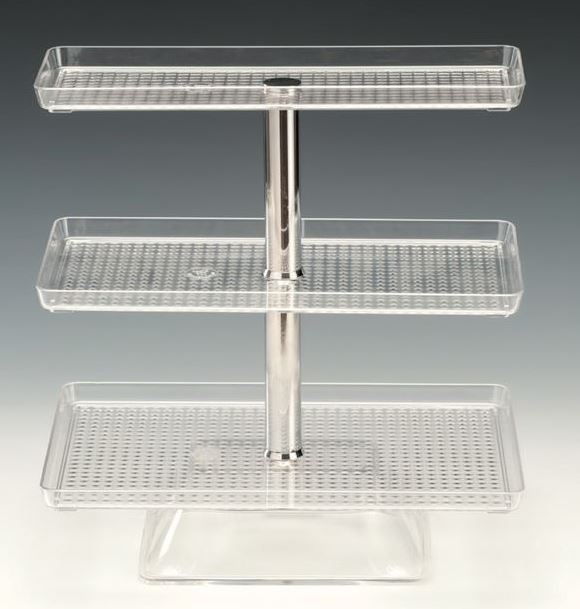 Polycarbonat Tepsili Teşhir Standı