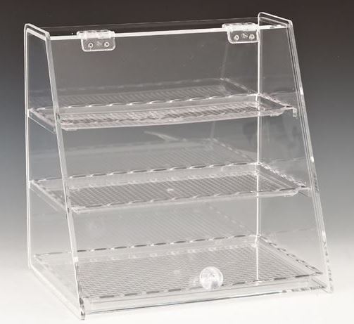 Polycarbonat Tepsili Teşhir Standı