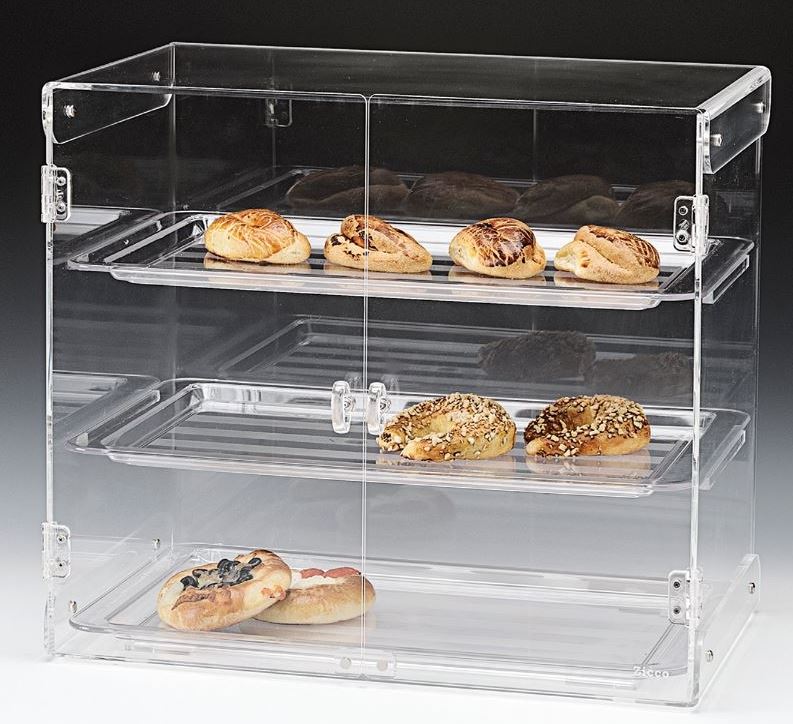 Polycarbonat Tepsili Teşhir Standı