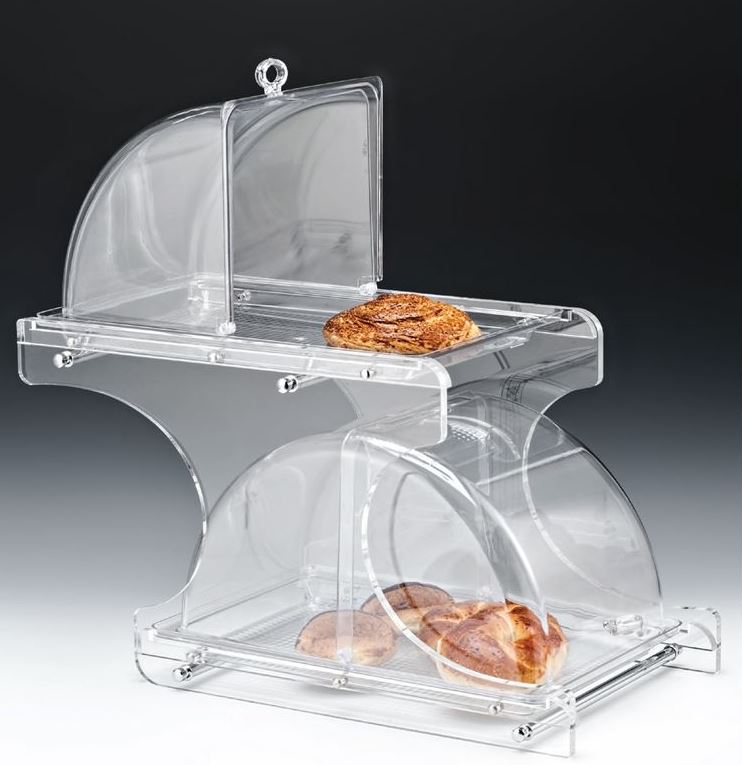 Polycarbonat Tepsili Teşhir Standı
