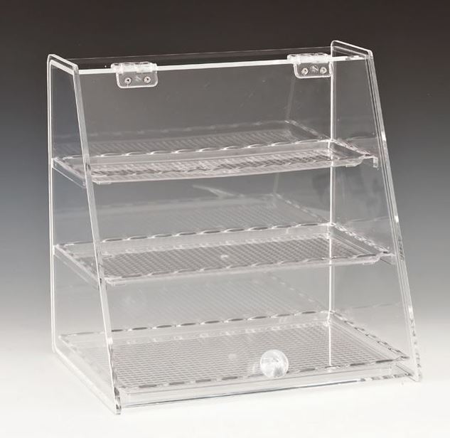Polycarbonat Tepsili Teşhir Standı