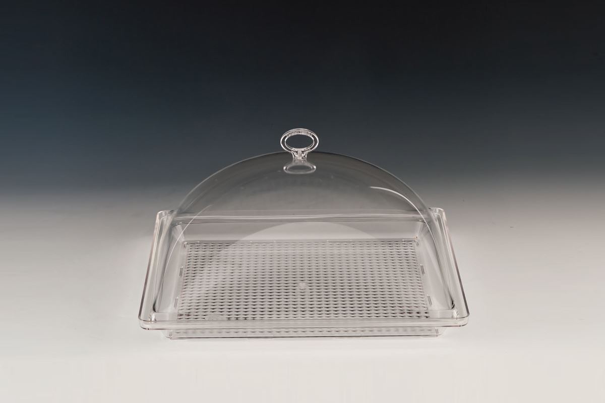 Polycarbonat Tepsili Muhafaza Kabı / Kare