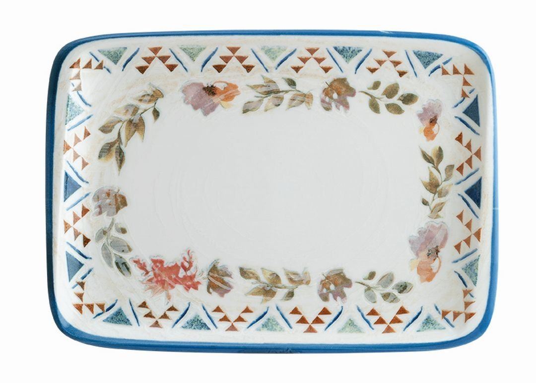 Spring Porselen Dikdörtgen Tabak 26 cm